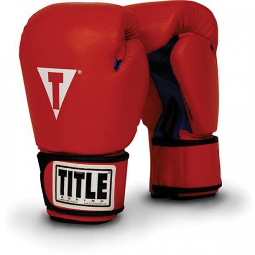 Перчатки для бокса/фитбокса TITLE Fitness Leather Boxing Gloves