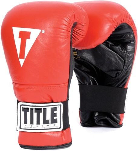 Снарядные перчатки TITLE Boxing Elastic & Hook-and-Loop Pro Bag