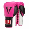 Боксерские перчатки на шнуровке TITLE CLASSIC CORRUPT PRO FIGHT GLOVES  фото 5