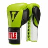 Боксерские перчатки на шнуровке TITLE CLASSIC CORRUPT PRO FIGHT GLOVES  фото 4