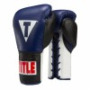 Боксерские перчатки на шнуровке TITLE CLASSIC CORRUPT PRO FIGHT GLOVES  фото 3