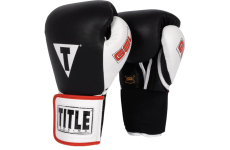 Перчатки для бокса гелевые Title Gel World Elastic Training Gloves