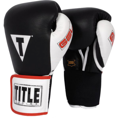 Перчатки для бокса гелевые Title Gel World Elastic Training Gloves
