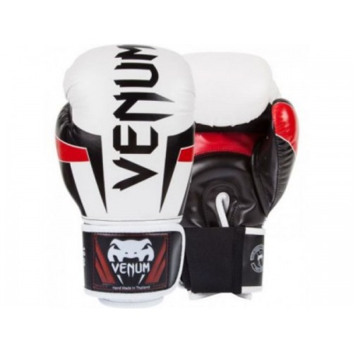 Боксерские перчатки Venum Elite Boxing Gloves White