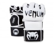 Перчатки Venum Undisputed MMA Gloves - Nappa Leather - White