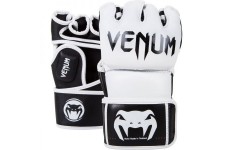 Перчатки Venum Undisputed MMA Gloves - Nappa Leather - White