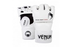 Перчатки Venum Impact MMA Gloves - Skintex Leather - White