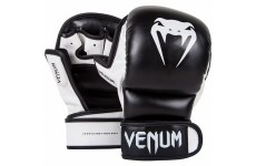 Перчатки MMA Venum Sparring Gloves Skintex Black