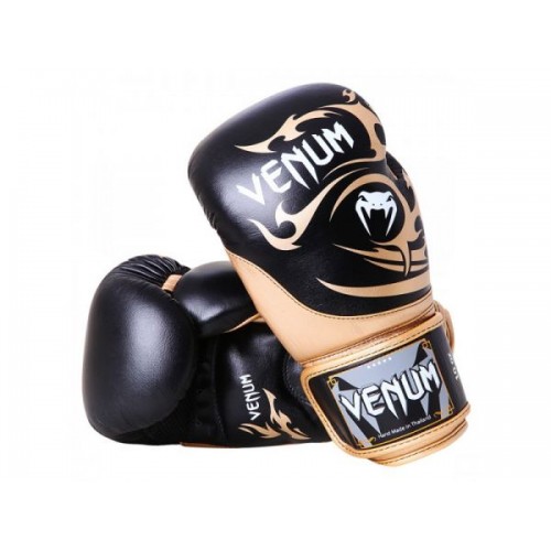 Боксерские перчатки Venum Tribal Boxing Gloves - Black/Gold