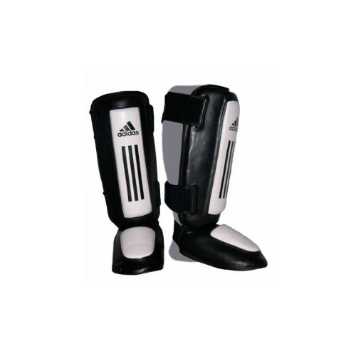 Защита Adidas голень-стопа Pro Style тайбокс черно-белая