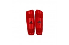 Защита голени Adidas WKF. Цвет красный