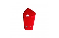 Защита голени Adidas (хлопок). Красная
