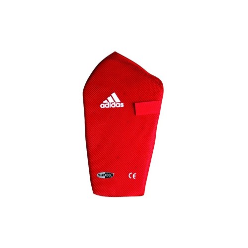 Защита голени Adidas (хлопок). Красная