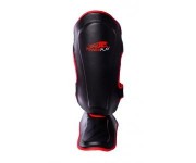 Защита голени PowerPlay 3034 Economy series Black/Red