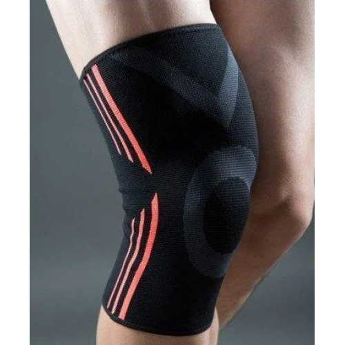 Эластический наколенник Power System Knee Support Evo PS-6021 Black/Orange