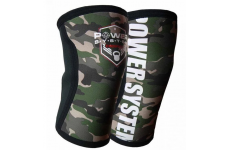 Наколенники для Crossfit Power System Knee Sleeves Camo PS-6032 Black/Green