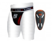 Защита паха с профессиональной ракушкой MMA RDX Carbon