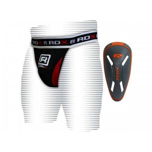 Защита паха с профессиональной ракушкой MMA RDX Carbon