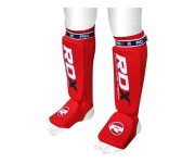 Накладки на ноги, защита голени RDX Soft Red