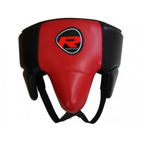 Защита паха с профессиональной ракушкой MMA RDX Red