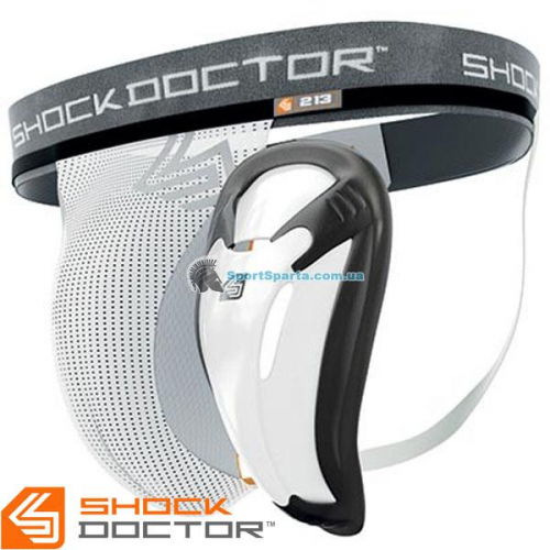 Защитный бандаж с ракушкой SHOCK DOCTOR Core Supporter Bio-Flex
