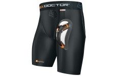 Компресс-шорты SHOCK DOCTOR с ракушкой из карбона