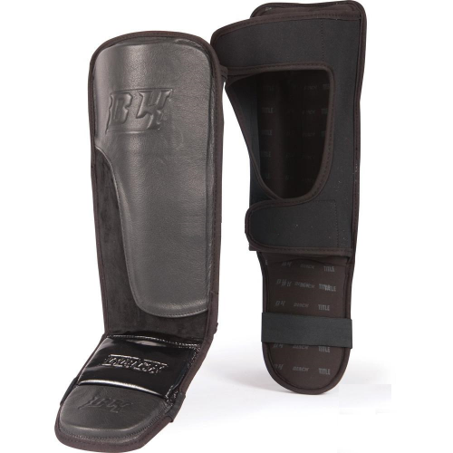 Защита голени и стопы TITLE BLACK Grappling Shin Instep Guards