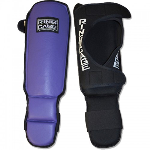 Женские щитки для защиты голени и стопы RING TO CAGE Womens Hook&Loop MMA Shin instep - Open Back