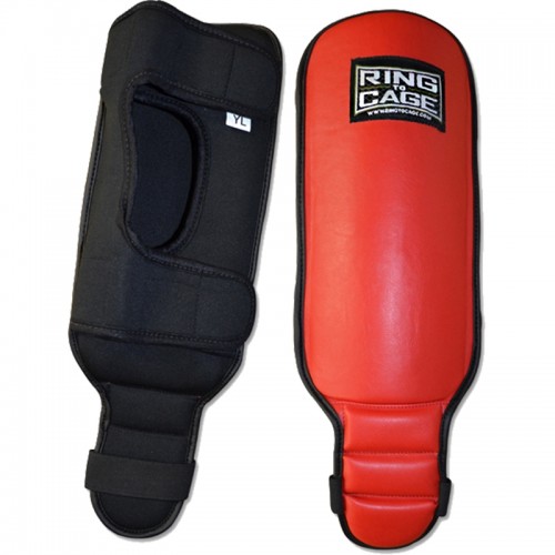 Детские щитки для защиты голени и стопы RING TO CAGE Kids Grappling Shin in-step Guard