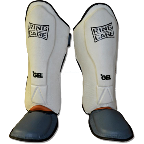 Щитки для защиты ног RING TO CAGE Platinum GelTech MMA Muay Thai Shin Guard
