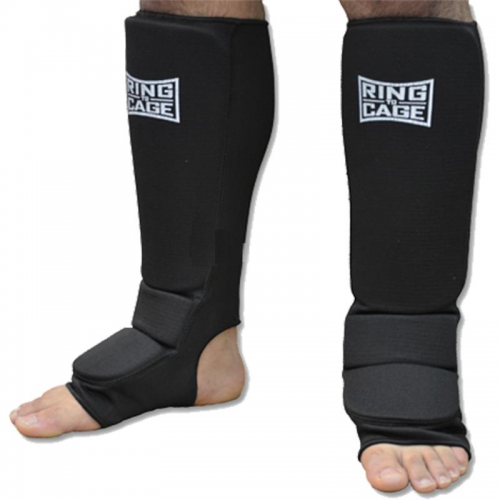 Щитки для защиты голени и стопы RING TO CAGE Slip-on Cloth Shin Instep