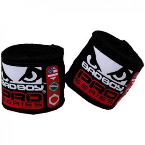 Бинты боксерские Bad Boy 2,5m Black