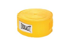 Бинт боксерский Everlast Hand Wraps 4,55 м. Желтый