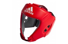 Боксерский шлем Adidas AIBA красный