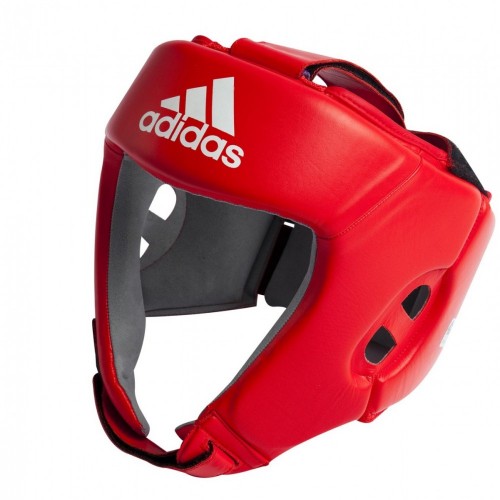 Боксерский шлем Adidas AIBA красный