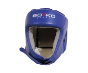 Боксерский шлем BOYKO-SPORT №1 КОЖА СИНИЙ