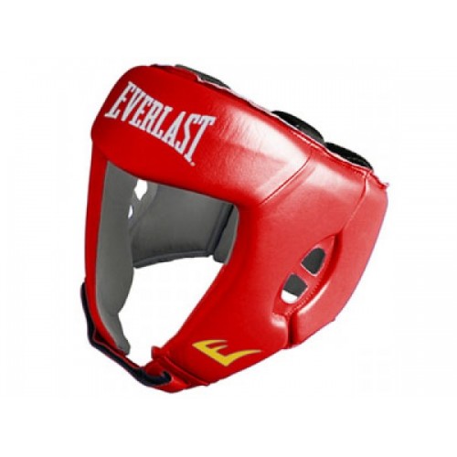 Любительский шлем EVERLAST для соревнований Красный