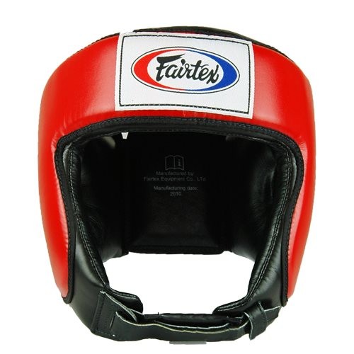Боксерский шлем Fairtex HG9 Красный