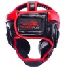 Боксерский шлем PowerPlay 3031 Platinum series Red  фото 2