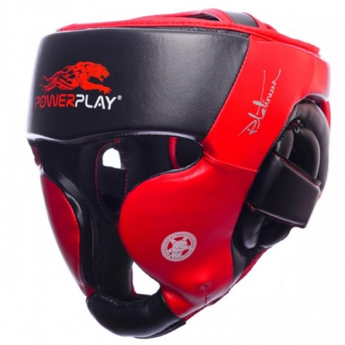 Боксерский шлем PowerPlay 3031 Platinum series Red
