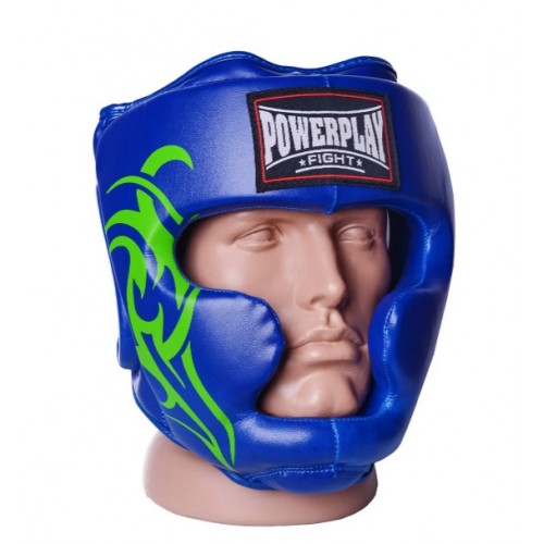 Боксерский шлем PowerPlay 3043 Blue