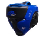 Боксерский шлем PowerPlay 3031 Platinum series Blue