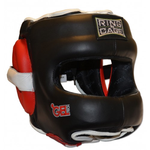 Боксерский шлем RING TO CAGE Deluxe Full Face GelTech Sparring Headgear 2.0 RTC-5000