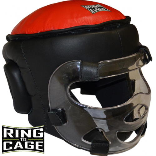 Боксерский шлем с защитным забралом RING TO CAGE RTC-5060