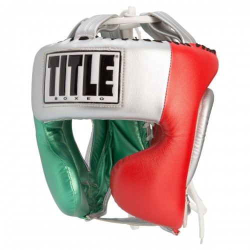 Боксерский шлем TITLE Boxeo Money Metallic Training Headgear