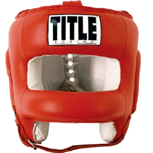 Боксерский шлем TITLE Boxing Face Protector Training Headgear