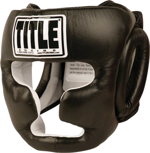 Боксерский закрытый защитный шлем Boxing Full Face Training Headgear