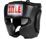 Боксерский защитный шлем TITLE Classic Traditional Training Headgear CPHGT BK
