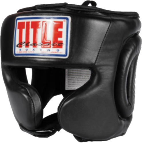 Боксерский защитный шлем TITLE Classic Traditional Training Headgear