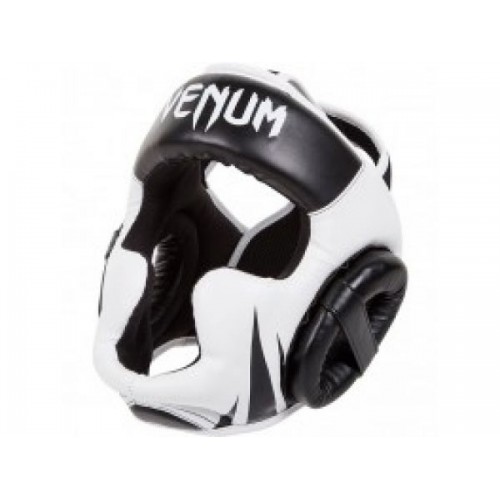 Боксерский шлем Venum Challenger 2.0 Headgear Hook Loop Strap Black Ice